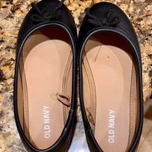 Girls black black ballet flats